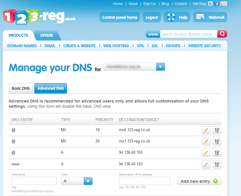 Create A SPF Record On 123 reg Mail tester