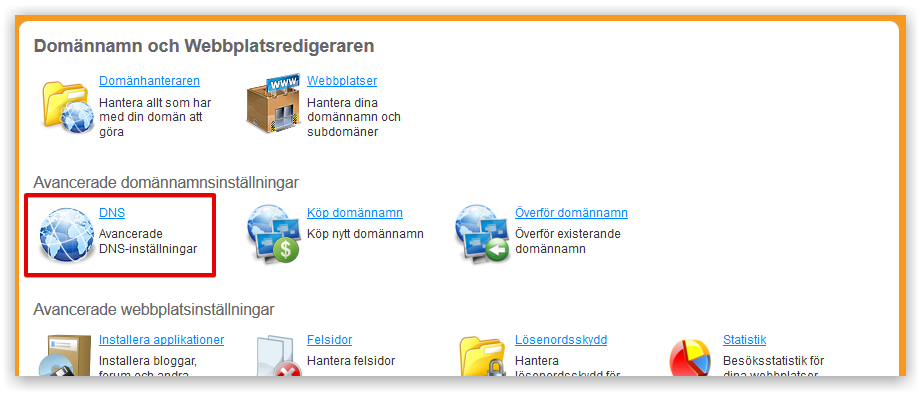 Access your city network DNS manager